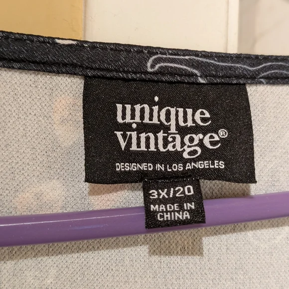 Unique Vintage Halloween Spooky Cats & Pumpkins Flare Dress - Picture 2 of 5